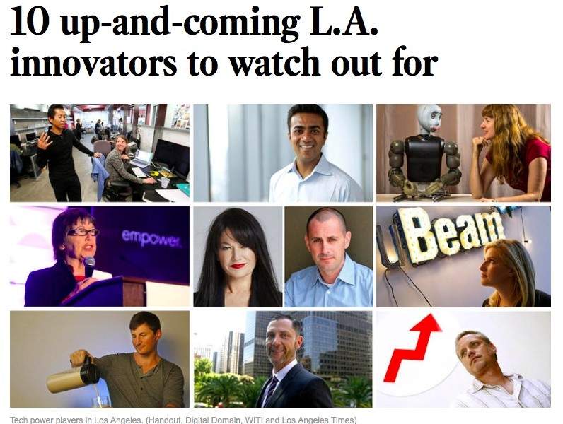 LA Times Top 10 Innovators 