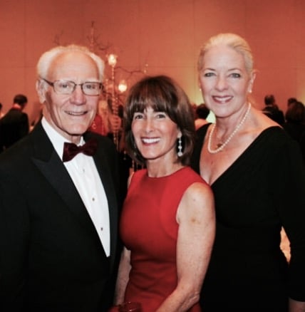 Montecito Bank & Trust, owner and Chairman, Michael Towbes; Philanthropist, Anne Towbes; and Montecito Bank & Trust, President & CEO, Janet Garufis. Photo by Melissa Walker.