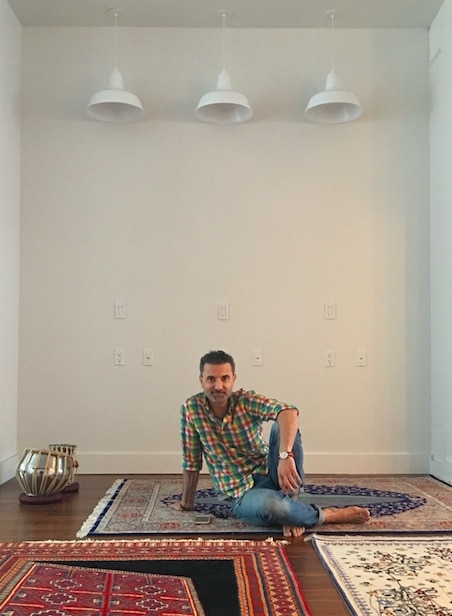 Saks Afridi at his studio, New York, NY.