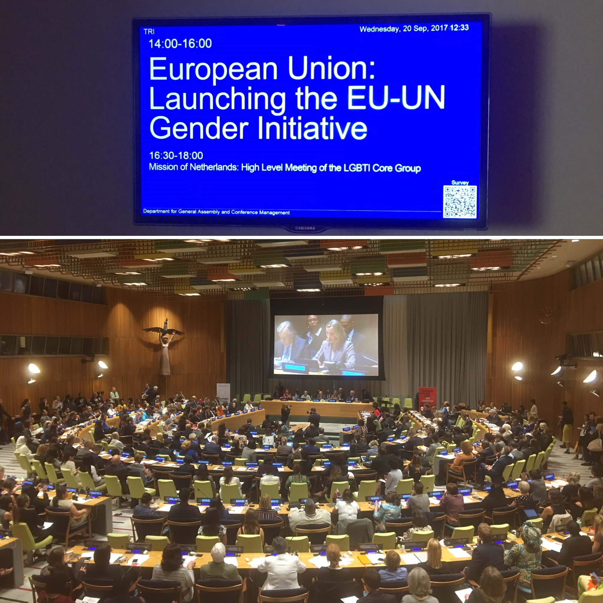 The Official Launch of the EU and UN Spotlight Initiative: elimination of gender violence. United Nations, 2017. impactmania