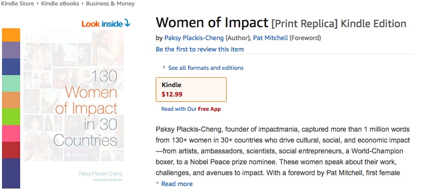 Women of Impact e-book is available on Amazon!