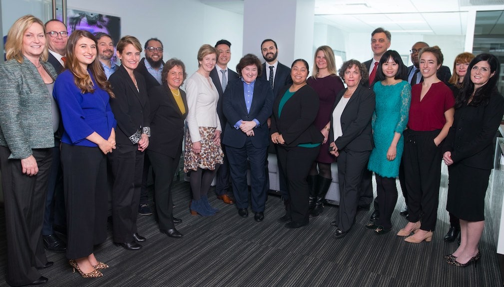 Erika Karp (center) and the the Team at Cornerstone Capital.