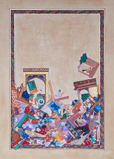 Gravity miniature painting sold over Instagram. Image courtesy of artist.