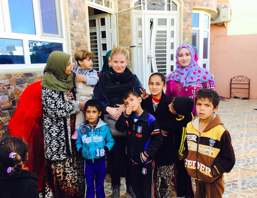 Puk Damsgård in Mosul.