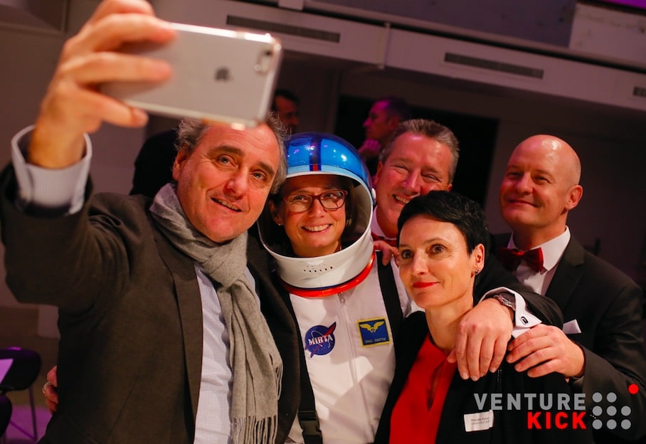 Pascale Vonmont during the successful Venture Kick program.