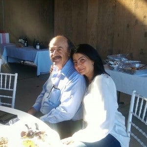 Katcho Achadjian with wife Araxie.