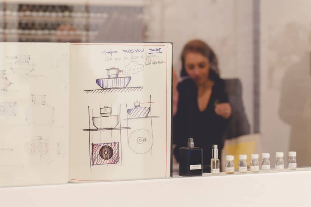 Marie Le Fèbvre, one of the word's 500 Parfumeur Créateur, developing a new scent