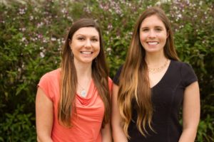 Heather (left) and Shannon (right) are co-founders of EVMatch, an app that allows electric vehicle owners the match with hosts to charge their cars.