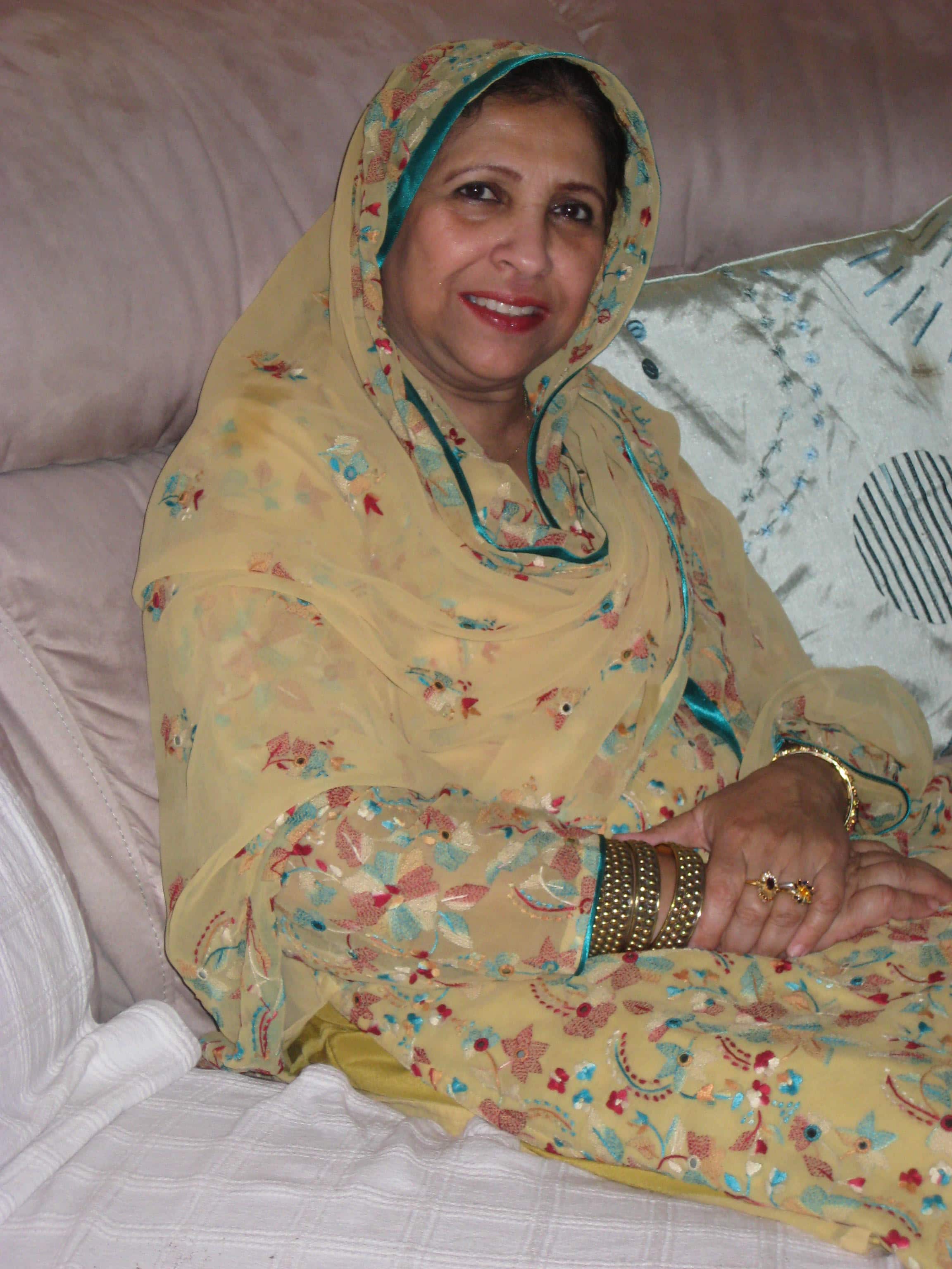 Sabeena inspired her mother (pictured) to buy Fair Trade products. 