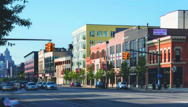 Midtown neighborhood in Detroit