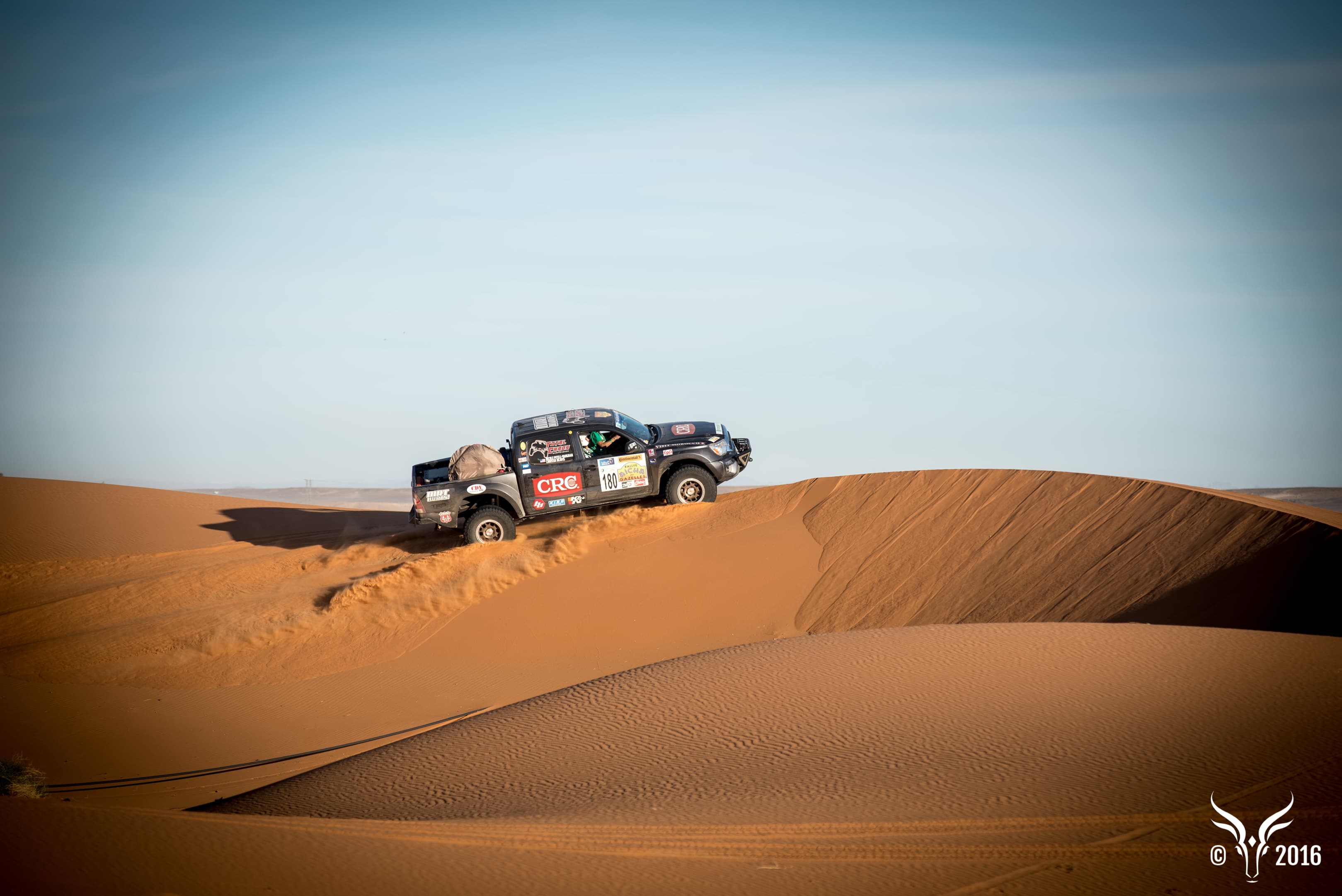 A completely off-road rally for women-only in the Moroccan desert. Photo by Rallye Aïcha des Gazelles du Maroc.