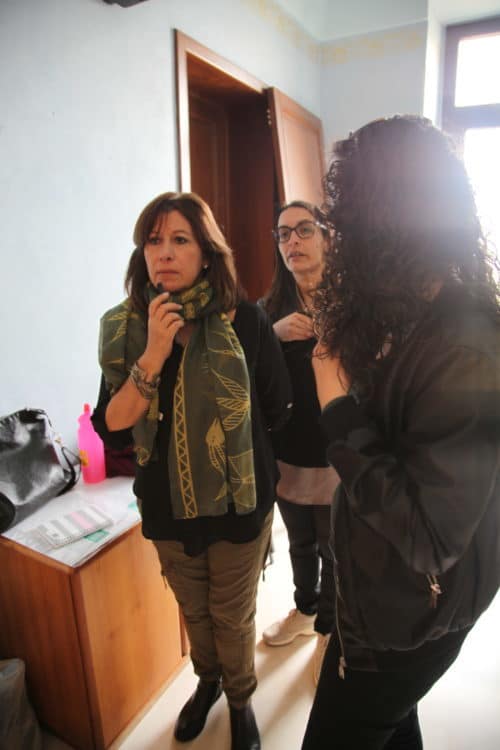 Marisa Venegas is working on a new documentary in Italy. Photo by Patricia Houghton Clarke. 